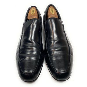 Prada Mens Shoes Black Glossy Slip On Size 10.5 US 9.5 UK